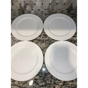 Lenox Terra White Dinner Plates White Oasis Set of 4